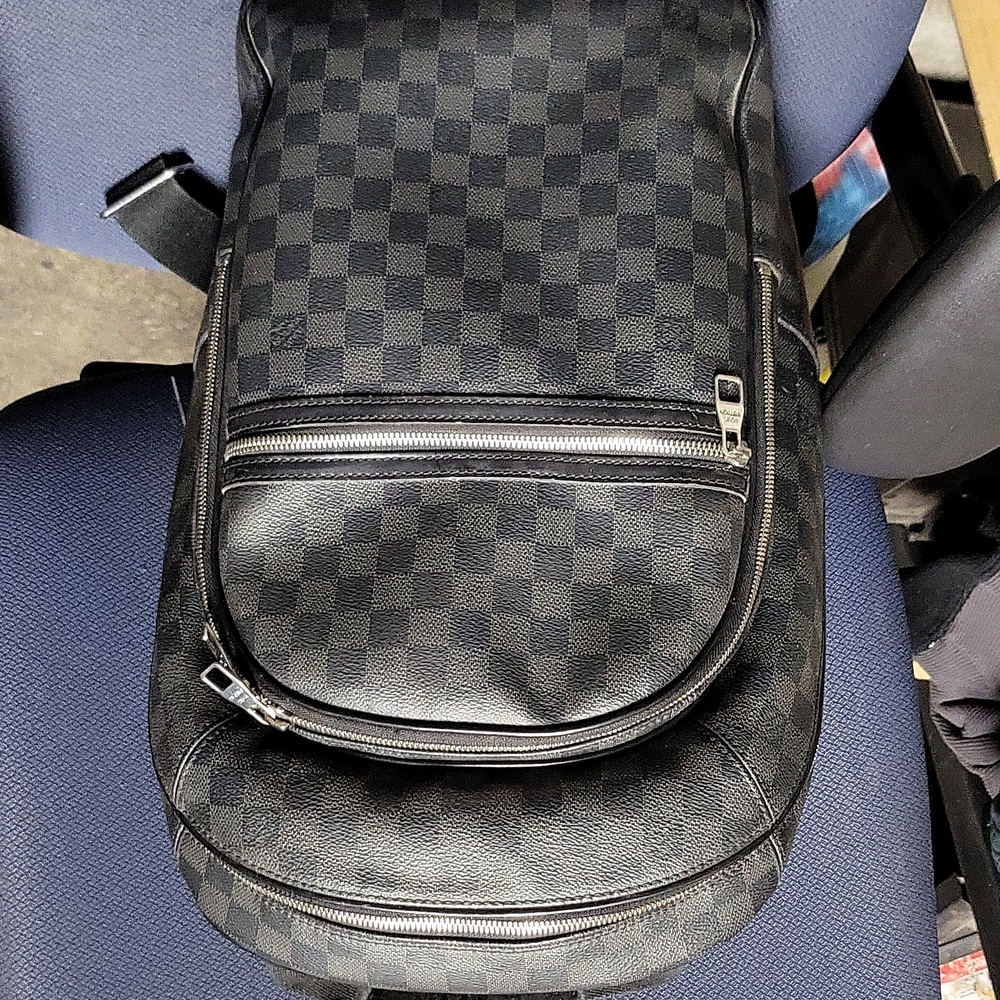 A Louis Vuitton backpack